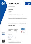 Zertifikat nach ISO 9001